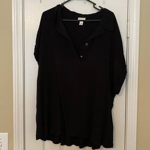Black Ava & Viv Blouse